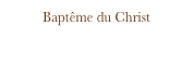 Baptême du Christ